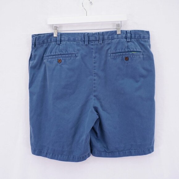 DAMAGED Orvis Blue Chino Shorts Pima Cotton 42 / 8.5 High Rise‎ - Picture 3 of 9